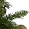 7.5ft. Pre-Lit Real Touch™️ Mixed Winter Berry Pine Artificial Christmas Tree, Clear Lights